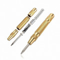 Automatic Centre Punch 5'' Automatic Center Pin Punch Strike Spring Loaded Marking Starting Holes Tool Steel Paring Chisel Round