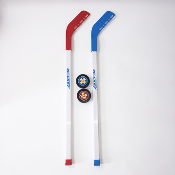 4pcs/set Kids Children Winter Ice Hockey Stick Training Tools Plastic 2xSticks 2xBall Winter Sports Toy fits for 3-12 years