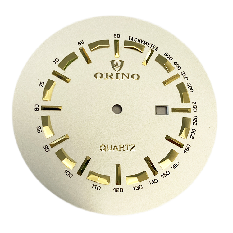 watch dial with white 