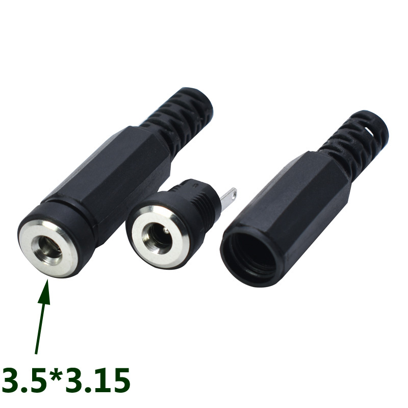 5pcs Female DC Power Jack Plugs Socket Adapter Connector 3.5*1.35mm For Socket Repairs Tool 3.5x1.35mm