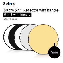 Selens 80CM 5 in 1 Reflector Photography Portable Light Reflector with Carring Case for photography photo studio accessories