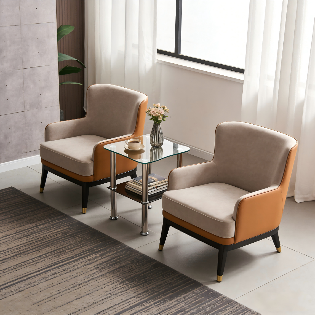 TL-D102 glass sofa table 7