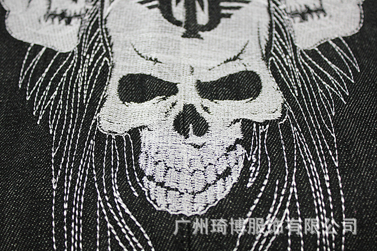 Pp Sale New Stripe Jeans 2020 Loose Hip Hop Jeans Men Printed Hiphop Hip-hop Embroidered Skull Influx Of Casual Skateboard