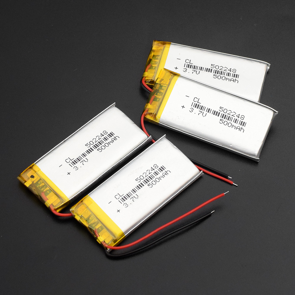 3.7V 502248 polymer lithium battery 500MAH Rechargeable Li-ion Batteries Cell With PCB For MP3 MP4 GPS PDA Bluetooth Headset
