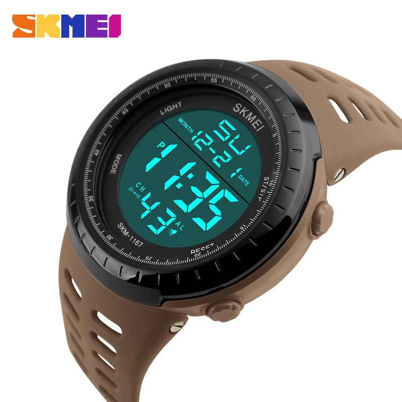 SKMEI Mens Watches Luxury Sport Army Outdoor 50m Waterproof Digital Watch Military Casual Men Wristwatches Relogio Masculino