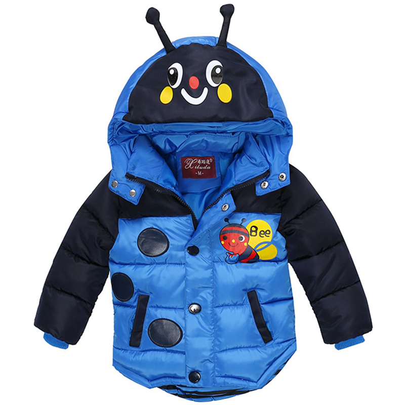 Winter Boys Jackets 2018 New Cotton Baby Boys Coats Keep Warm Kids Clothes Thick hooded Winter Boys Outwear Children Clothing