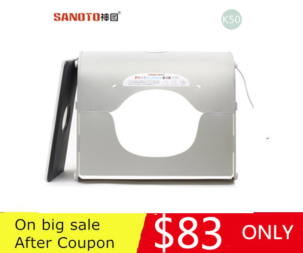 sanoto box Portable Photography Shooting Tent Small Foldable Light Box Softbox 50cm light tent K50 CD50 T03P