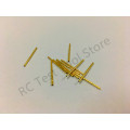 100/Pack R50-2C NEW Hardware Accessories Metal Spring Probe Length 17.5mm Gold Tool Electronic Test Probe tubes