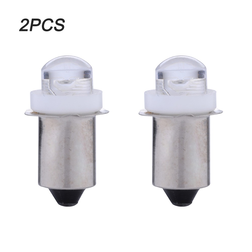 2PCS P13.5S Base PR2 High Power LED Upgrade Bulb for Maglite, Replacement Bulbs Led Conversion Kit Fot C/D Flashlights Torch