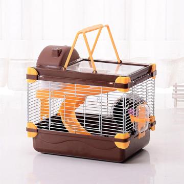 3Colors Dreamy Double Layer Transparent Skylight Cage for Pet Hamster 31 * 24 * 30 CM