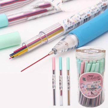 15Pcs/box 0.5/0.7mm Colorful Mechanical Pencil Lead Art Sketch Drawing Lead Students Stationery School Office Supplies