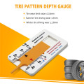 Auto Tyre Tread Depth Depthometer Gauge Digital Caliper Car Accessories Motorcycle Trailer Tire Wheel Measure Tool Repair Tool