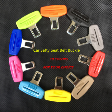 2018 Colorful Universal Car safety belt clip Car Seat belt buckle Vehicle-mounted Interior Accessories Auto Fastener Clip