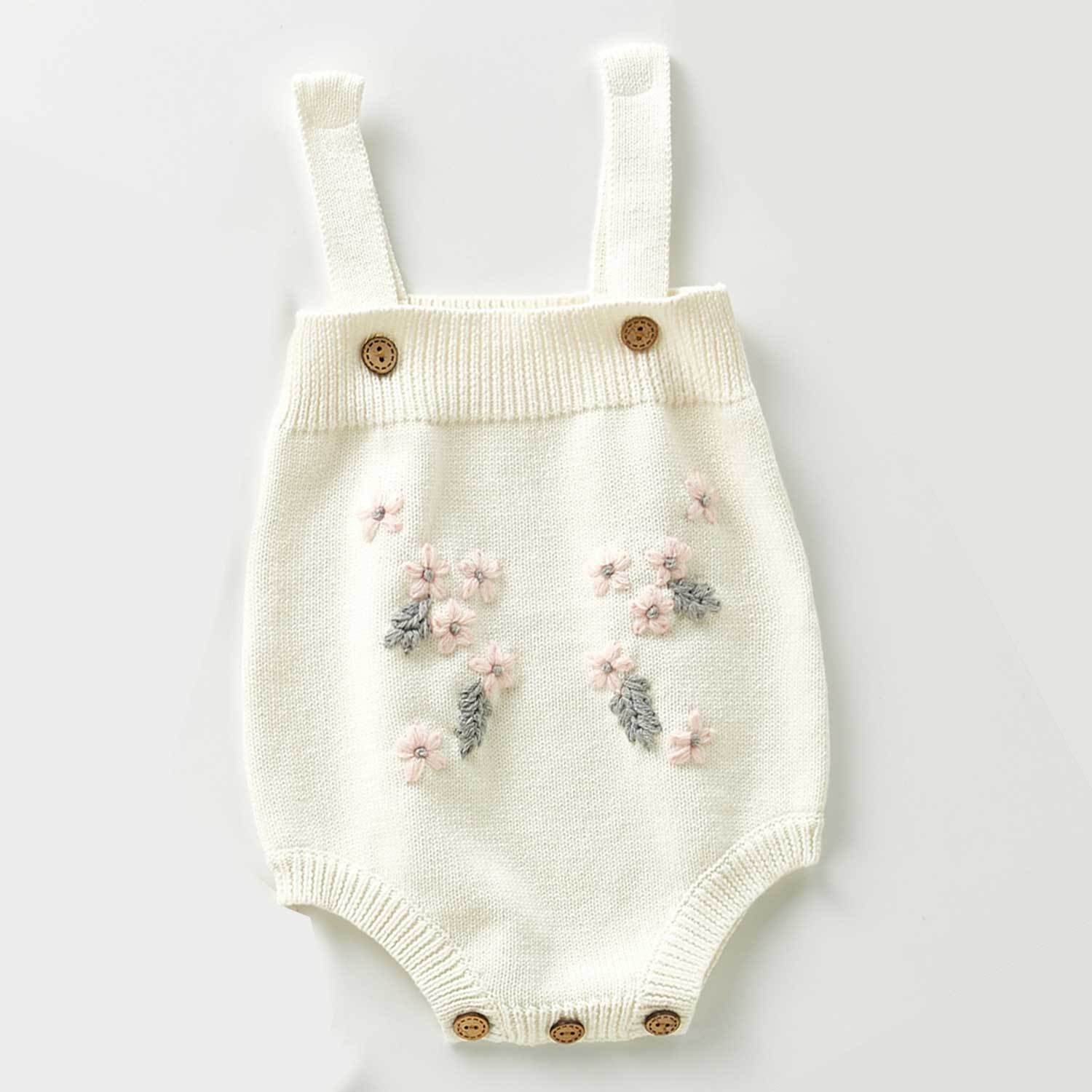Baby Sweater Flower Embroidery Newborn Girls Sweaters Cardigans Autumn Toddler Boys Knitwear Jackets Winter Children Knit Tops