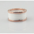 Fashion White Ceramics Spring Rings For Women