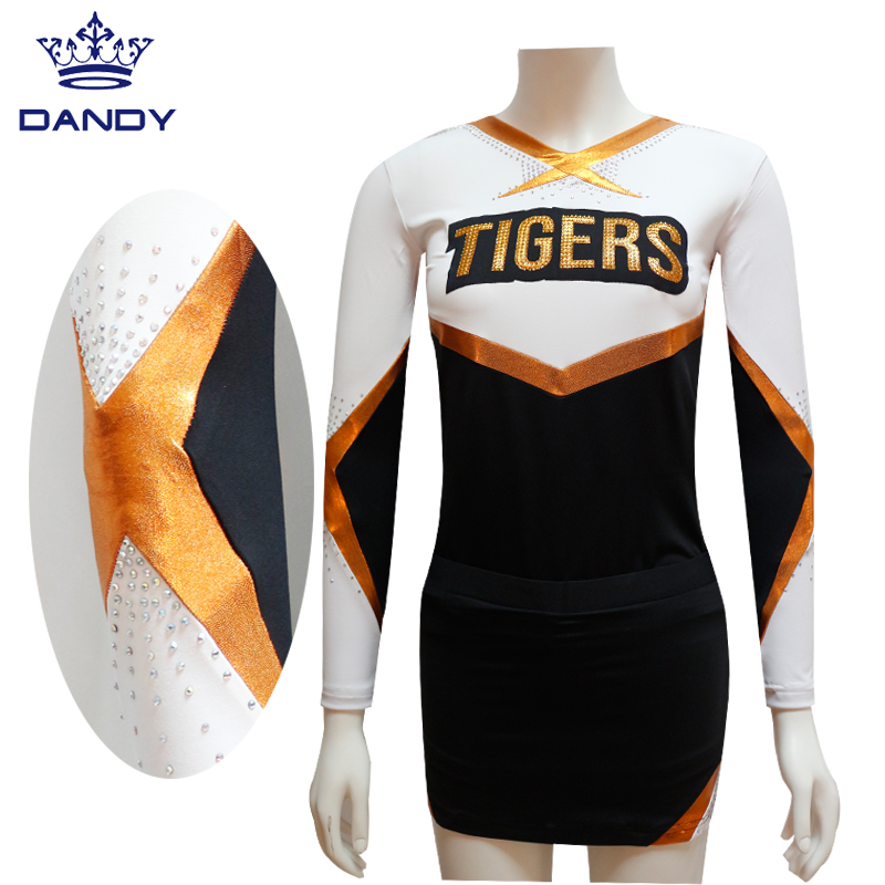 Long sleeve cheerleaders uniforms