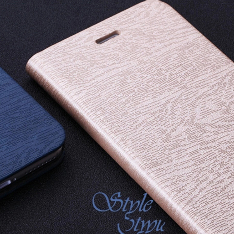 Wood grain PU Leather Case For LG K8 2017 Flip Case For LG Phoenix 4 Business Phone Bag Case Soft Silicone Back Cover
