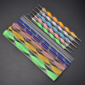 1/2/3 Sets DIY Acrylic Stick Mandala Dotting Tools Set Embossing Stick for Painting Rocks Dot Kit Nail Stamp Art Craft Tool