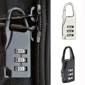 New Travel 3 Digit Code Safe Combination Luggage Password Lock Padlock Suitcase Travel Luggage Boxes Safety free shipping