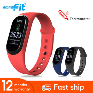 M4 Pro Smart Bracelet Thermometer IP67 Waterproof Fitness Tracker Men Women Smartwatch Heart Rate Monitor Sport Smart band