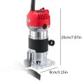 2300W 20000rpm Woodworking Electric Trimmer Wood Milling Engraving Slotting Trimming Machine Hand Carving Machine Wood Router