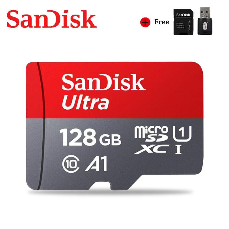 Sandisk Ultra Micro SD 64GB 128GB 256GB 400GB 16G 32GB Micro SD Card SD/TF Flash Card Memory Card 32 64 128 gb microSD for Phone