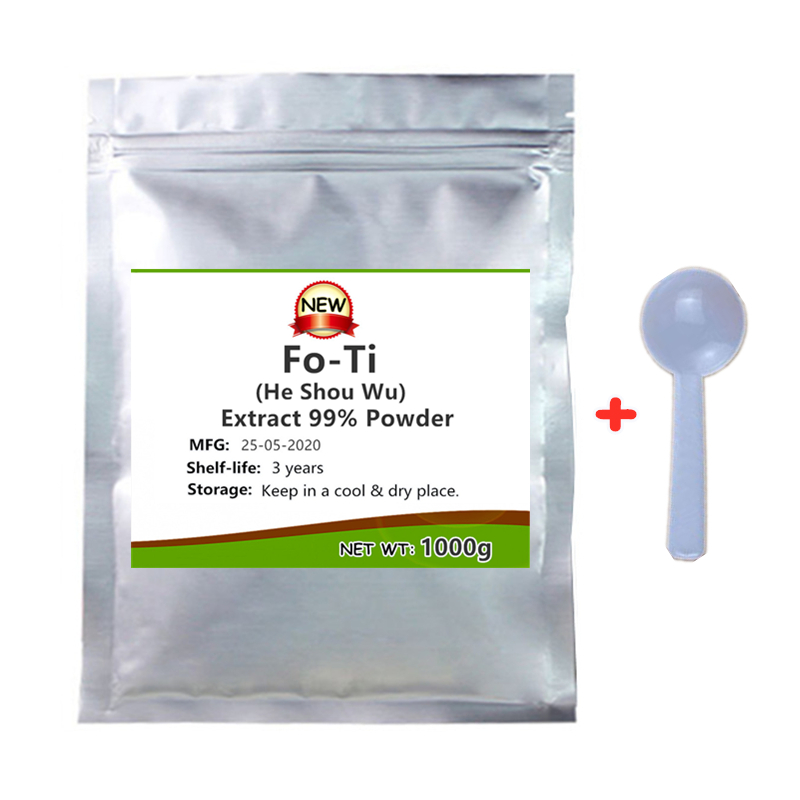 Organic Fo-Ti Extract 99% Powder,He Shou Wu,Support Healthy Aging,Stamina,Endurance and Enhance Energy and Immunity,Blacken Hair