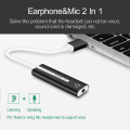 2 In 1 USB External Sound Card USB To 3.5 mm Stereo Jack Headset Audio Adapter New Arrival