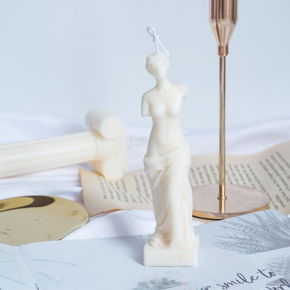 Nordic Art Body Candle Mold Female Candle Silicone Mold Fragrance Human Shaped Venus Goddess Candle Making Wax Plaster Mould