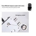 Home Door Lock Kit Remote Control Keyless Entry Electronic Lock Smart Wireless Anti-Theft Deadbolt Access Control System for Hom
