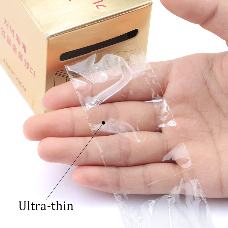 1 Box Eyelash Remover Clear Plastic Wrap Eye Use Preservative Film Professional False Eyelashes Extension Permanent Makeup Tool