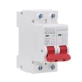 2P DC 1000V Solar Mini Circuit Breaker 10A/16A/32A/50A/63A DC Photovoltaic MCB Dropshipping