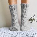 Women Warm Winter Slipper Socks Knit Socks Gift Winter Baby Sock Non Slip Home Thermal Short Sock Christmas Holders Women