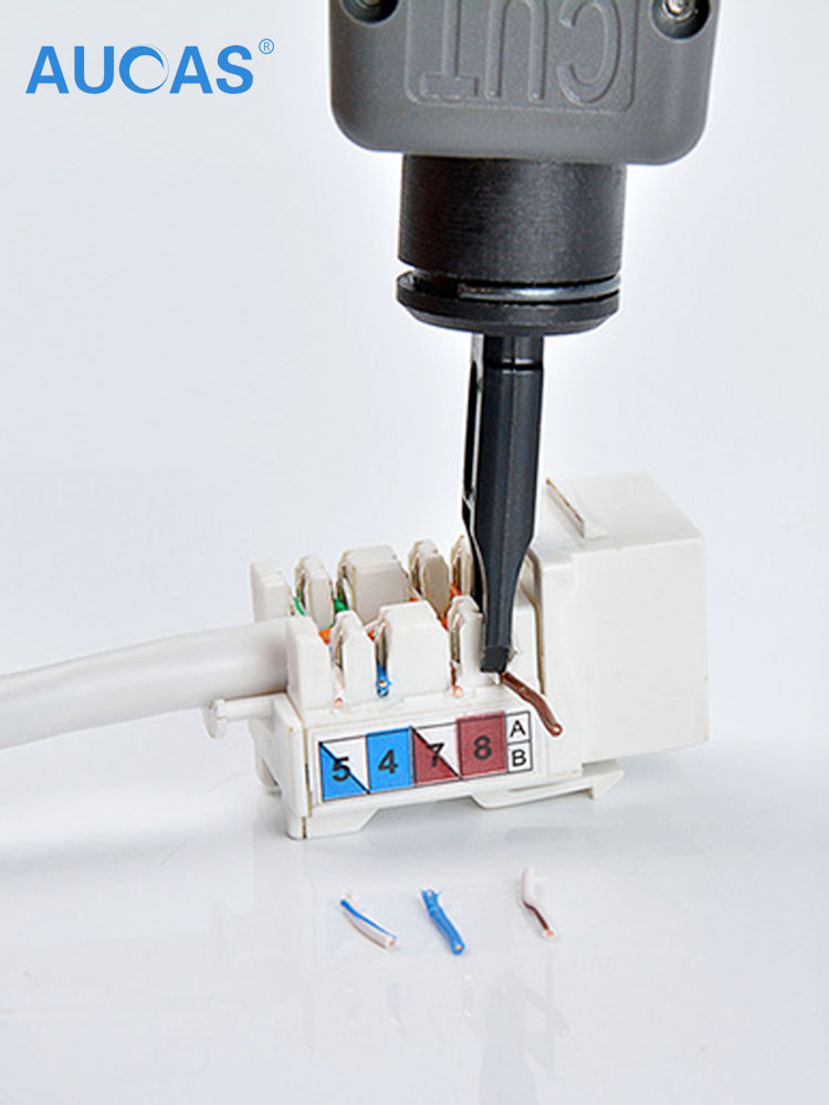 AUCAS Rj45 Lan Tester Crimping Tool Mikrotik Network Cable Detector Wiring Punch Down Tools Kit Crimp Wire Crimper Crimp RJ11