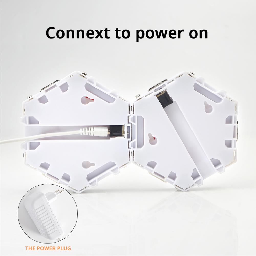Creative Lighting LED Light Panel Touch Sensitive DIY Magnetic Night Lamp Modular LED Wall Lamp Home Decor Night Light Gift