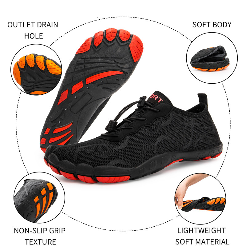 Men Aqua Shoes Barefoot Men Beach Shoes For Women Upstream Shoes Breathable Hiking Sport Shoe Quick Dry River Sea Water Sneakers