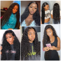 BEAUDIVA Brazilian Kinky Curly Human Hair Wig PrePlucked 13*4 Lace Front Human Hair Wigs with Baby Hair Curly Lace Front Wig