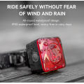 Smart Rechargeable Waterproof Safety Warning Bike Rear Lights Turn Signals LED Tail Light