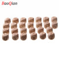 20Pcs Square Alphabet Beads Natural Beech Wooden Letter Beads For Jewelry Toys Making DIY Baby Necklace 12MM
