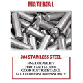Dowel Pin 304 Stainless Steel Cylindrical Pin Locating Pin Shelf Support Pin Fasten Elements Assortment Kit M2 M3 M4 M5 M6