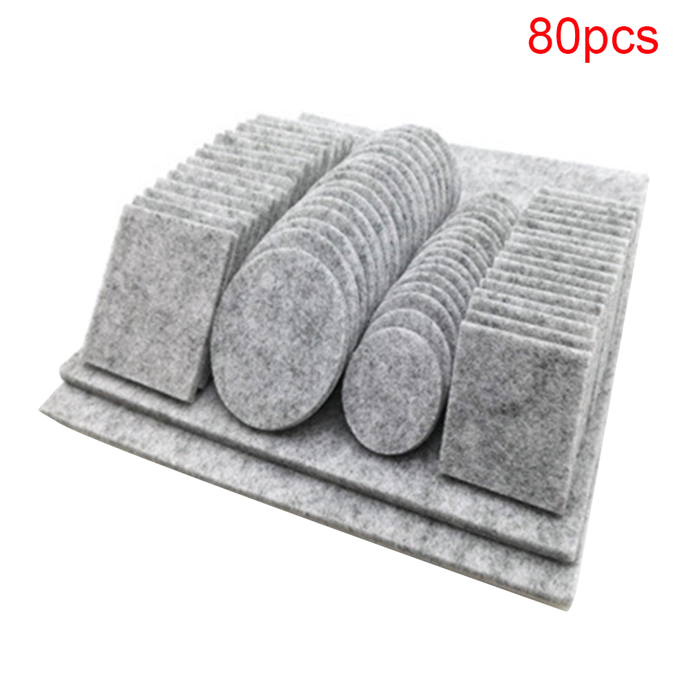Easy Install Furniture Legs Portable Felt Pad Table Anti Scratch Home Non Slip Protective Hotel Self Adhesive Chair Floor