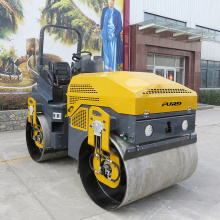 Flexible Roller Vibratory Road Roller double drums Machine Roller Road Compactor