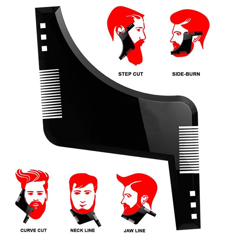 2020 Styling Tools Appliances Beard Combs Shaping and Styling Template Mustache Comb Tool for Perfect Lines