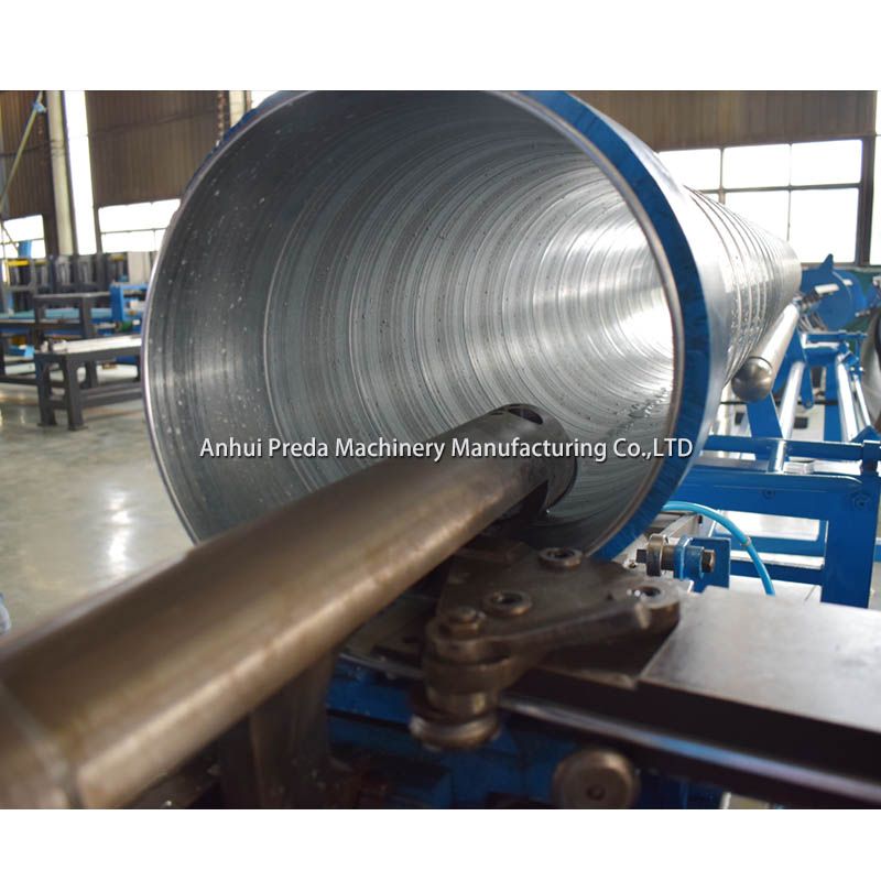 China supplier fixed mould spiral duct forming machine 1600mm diameter round pipe making machine