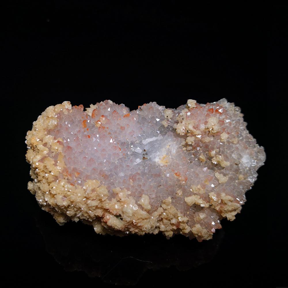 393g Natural Red Quartz Dolomite Mineral crystals specimens form Hunan CHINA A2-6