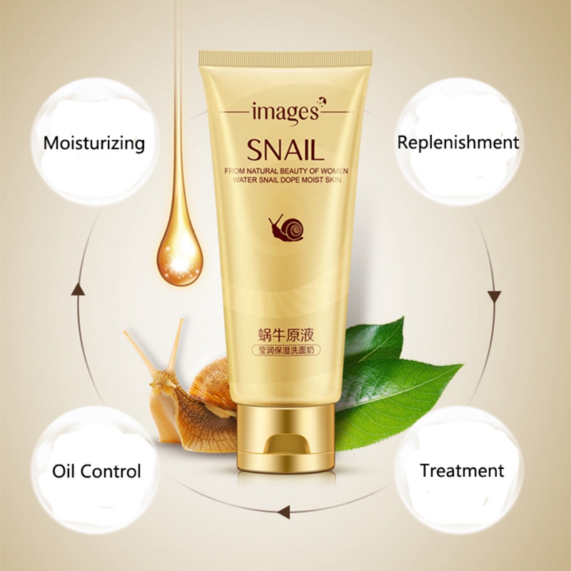 Facial Cleanser Snail Stock Solution Face Cleansing Products Tool Shrink Pores Moisturizing Nourishing Skin Face Washing Product