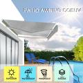 Sun Shade Sail Waterproof Top Cover Canopy Replacement For Garden Patio Courtyard Outdoor Canopy Awning Sun Shade Shelter