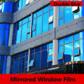 Double Blue One Way Vision Mirror Reflective Effect Tint Film Decoration Home Office Building Window Glass Film Foils 152x30cm