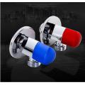 Angle Valves Solid brass chrome finish filling valve Bathroom Accessories Angle Valve for Toilet with read blue handle