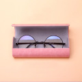 1PCS New Eyeglasses Case Hard Handmade Metal Optical Reading Glasses Box Eyewear Accessories Eye Glass Case Astuccio Occhiali